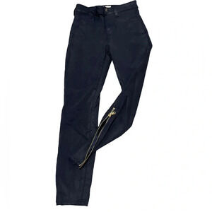 💙✨L’AGENCE Sabine Shiny Skinny Jeans w/‎ Gold Zipper Sz 25✨